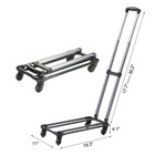 Replacement Rolling Trolley Base For Pet Carrier  19 3  X 11  Black 