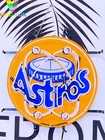 Houston Astros Retro Logo 20 x16  Neon Light Sign Lamp With Hd Vivid Printing