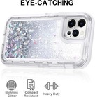 For Iphone 7 8 Plus Xr Pro Max 11 12 13 14 Liquid Glitter Shockproof Case Cover