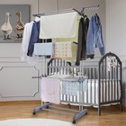 67in Laundry Clothes Storage Drying Rack Portable Folding Dryer Hanger Heavyduty
