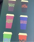 New Starbucks - Reusable Hot Cups - 6 Pack - 2020 Halloween - Glow-in-the-dark
