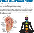 Ear Seeds Acupuncture Kit - 100 Pieces - Acupressure With Ears Seed  With Bonus