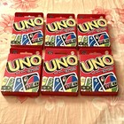 6 Pack Mattel Uno Go Mini Card Game Pocket Sized Cards Family Game Night Travel