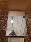 Vintage White Chrome Recessed Metal Medicine Wall Insert Cabinet Mirror 22 x16  
