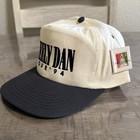 Steely Dan  94 Tour Baseball Styled Cap White Black Fabric Concert Music Fan pin