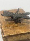 Dragonfly Metal Bookends Cottagecore Library Decor Vintage Inspired