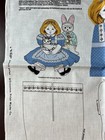 Alice And Wonderland Cut   Sew Fabric Panel  By Vip Cranston White Rabbit   Cat