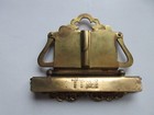 Vintage Mini Miniature Brass Music Sheet Display Stand Sits On Something  