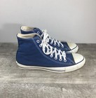Vtg Converse All Star Chucks Taylor Made In Usa Blue High Top Mens Sneakers 9