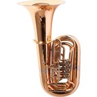 Miraphone 186-4u Gold Brass 4-valve 4 4 Bbb Tuba W essentials Stand Pack