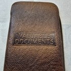 Vtg 1951 Midland Co-op Advertising Leather Valuable Documents Folder Zipper