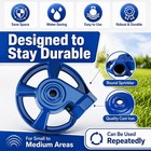 4 Pack Cast Iron Lawn Sprinklers For Yard Heavy Duty Metal Garden Water Sprin   