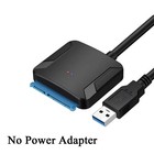 Usb 3 0 To Sata Adapter Cable For 2 5  3 5  Ssd Hdd With Power Option