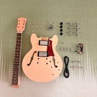Diy 6-string 339 Electric Guitar Kit Cr Part Set Neck Mahogany Body Neck 22fres