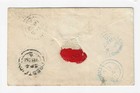 Gb Qv 1841 Sg14 es14 Plate 4lg-lh  mg Penny Red Bc Registered Cover