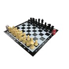 8  King - Plastic -giant Garden Chess Set   Vinyl Board