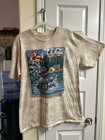 Grateful Dead Vintage Liquid Blue Tie Dye Summer 96 Re-issue Xl T-shirt Ll Rain