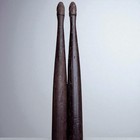 Pair Of Large Antique Civil War Era Rosewood Drumsticks Drum Sticks 2b Music