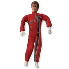 Vtg  1975 Evel Knievel Red Racing Toy Figure 1970s Ideal Motorcycle Stuntman Set