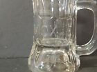 Vintage Moxie Soda Mug 5  Heavy Glass W  Embossed Lettering   Recessed Base
