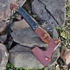 Custom Handmade High Carbon Steel Tomahawk   Hatchet   Axe   Integral
