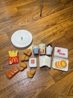 Vintage Play Food Pretend Play Toy - Mcdonald s   Fisher Price  Mix Lot 