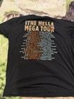 Gildan Softstyle Hella Mega Tour T-shirt Green Day Fall Out Boy Weezer Black Xl