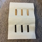 Megill   s Spring Tongue Gauge Pins For Letterpress Printing  1 Card Of 3 Pins   1