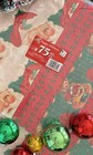 Nos Vintage Christmas 1980s Wrapping Paper   Gift Wrap - Santa  Bears  Bells