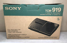 Vintage Sony Tcm-919 Compact Cassette Player Voice Recorder Desktop New In Box