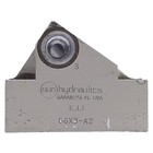 Sun Hydraulics Ejj Line Mount Manifold   0 34  Hole  T-11a Cavity  Sae 8 Port