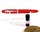 Real Red Jinhao Elite X159 Wide Body Steel Fountain Pen  Medium Nib     Ink