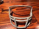 Vtg 1980s Schutt Game Football Helmet Facemask Worn Used Opo  Gray