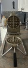 Vintage Rugged I Carbon Heavy Duty Commercial Waffle Maker Tested Works 