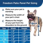 Petsafe 1-piece Sliding Glass Pet Door For Medium Dogs   Cats Adjustable Heigh