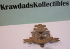 Ww1 British Army Cap Badge North Stafford Regiment Brass Tone Metal