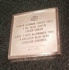 1851 Baden German States Sterling Silver Stamp Ingot Postmasters Society 