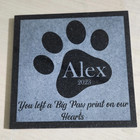 Pet Stone  Memorial  Grave Marker Granite Plaque  Headstone Dog Cat Memorial 6x6