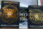 Onyx Storm   Iron Flame   Fourth Wing By Rebecca Yarros 3 Books Set Paperback