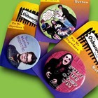 The Osbournes Button Pins Deadstock 2002 Y2k Reality Show Ozzy Osbourne Sharon