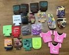 Lot Of 22 Koozies  21 Can Koozies   1 Bottle Koozie Mixed Designs