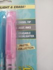 New Pilot Frixion Pastel Collection Erasable Highlighters Yellow Aqua Blue-pink