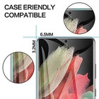  2 Pack For Galaxy S21 Ultra Privacy Screen Protector  Anti-spy Full Adhesive 