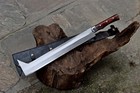 Custom Handmade Carbon Steel Blade Uruk-hai Scimitar Sword hunting Sword Camping