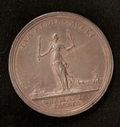 1763 Peace Of Paris betts 446  45mm silver  Vf   By Oexlein  French   Indian War