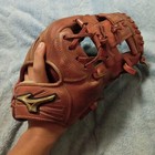 Mizuno Orange Baseball Gloves