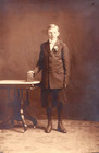 Original Old Vintage Antique Real Photo Picture Young Man Boy Suit Tie Book