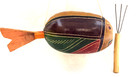 Gourd Guiro Percussion Musical Instrument Ribbed 10  With Pick As Is Vintage