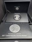 2017 P American Liberty 225th Anniversary Proof  Silver Medal W  Ogp   Coa