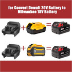 Dewalt 20v Battery Adapter To Milwaukee M18 18v Tool Converter For Lithium Ion